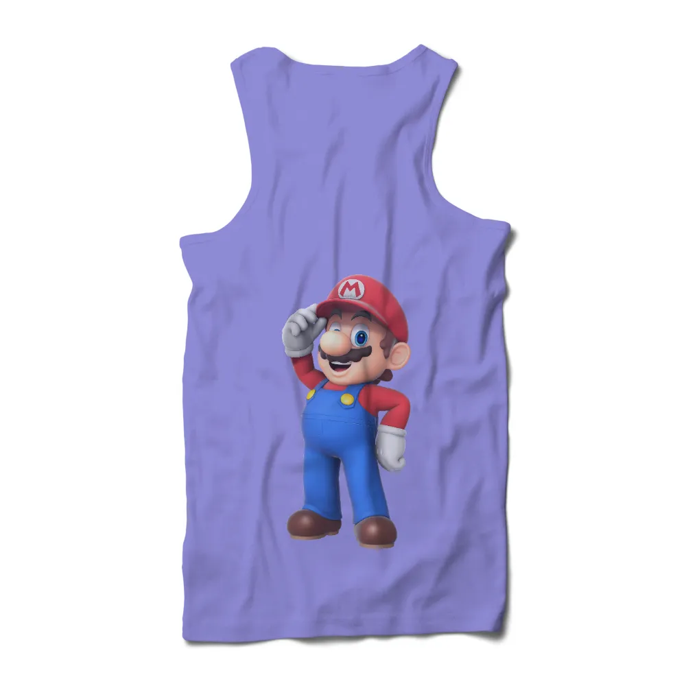 T-Shirt Printing: Mario Adventure - Gaming Pop Culture|summer surf retro casual tee