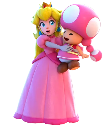 T-Shirts Custom: Princess Peach and Toadette Friendship