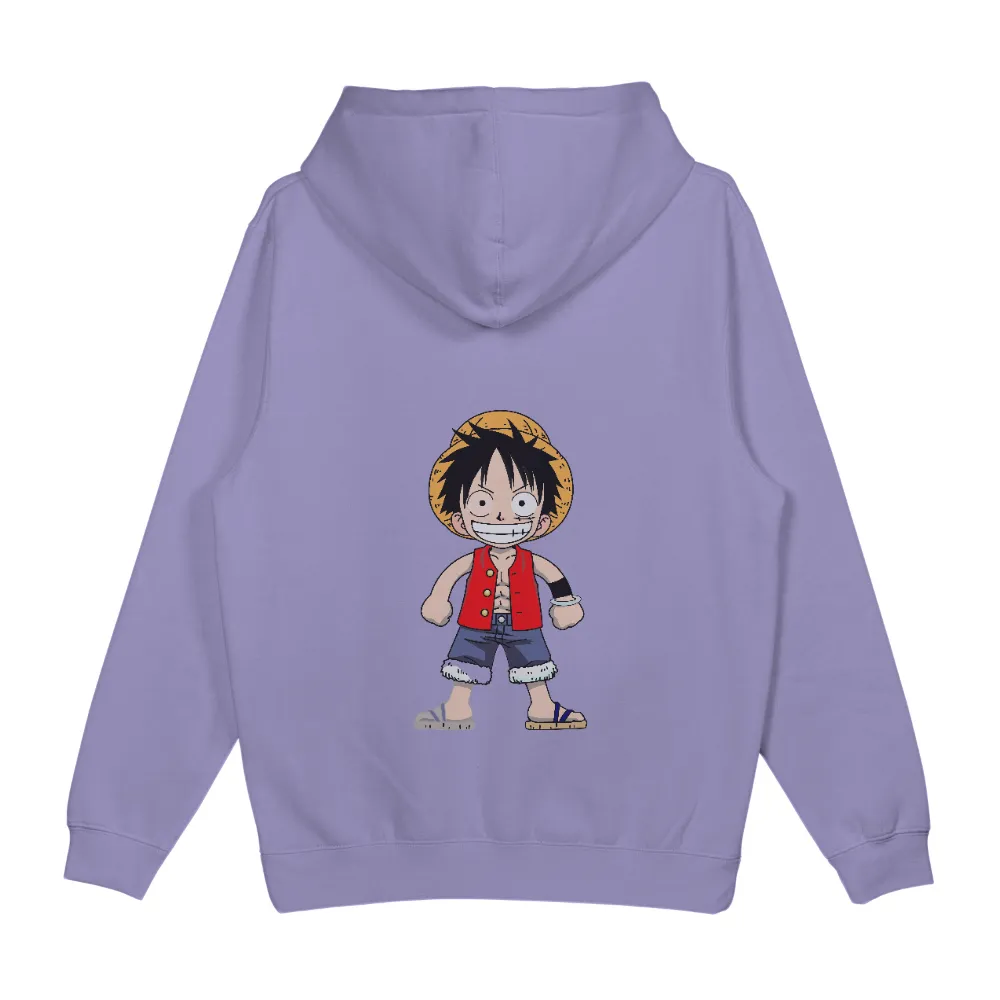 Custom Tee Shirts: Iconic Anime Character - Adventure and Determination|men's art cotton colorful printed loose casual shirts