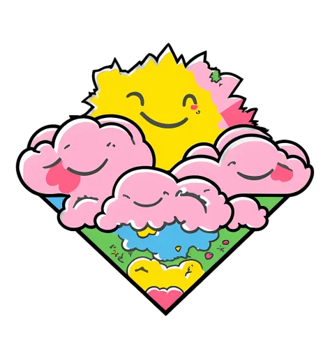 Graphic Tees: Spread Joy with Happy Sun and Clouds