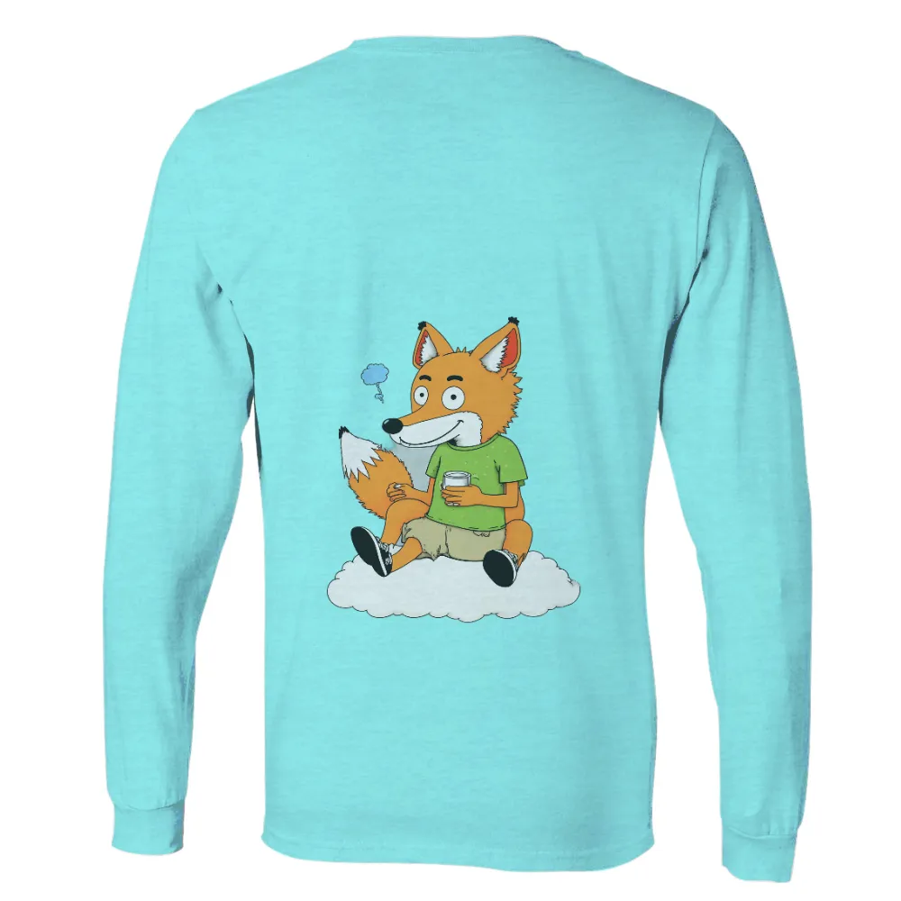 Graphic Tees: Whimsical Fox Dreams | Life Theme Tees| Imagination thought bubble