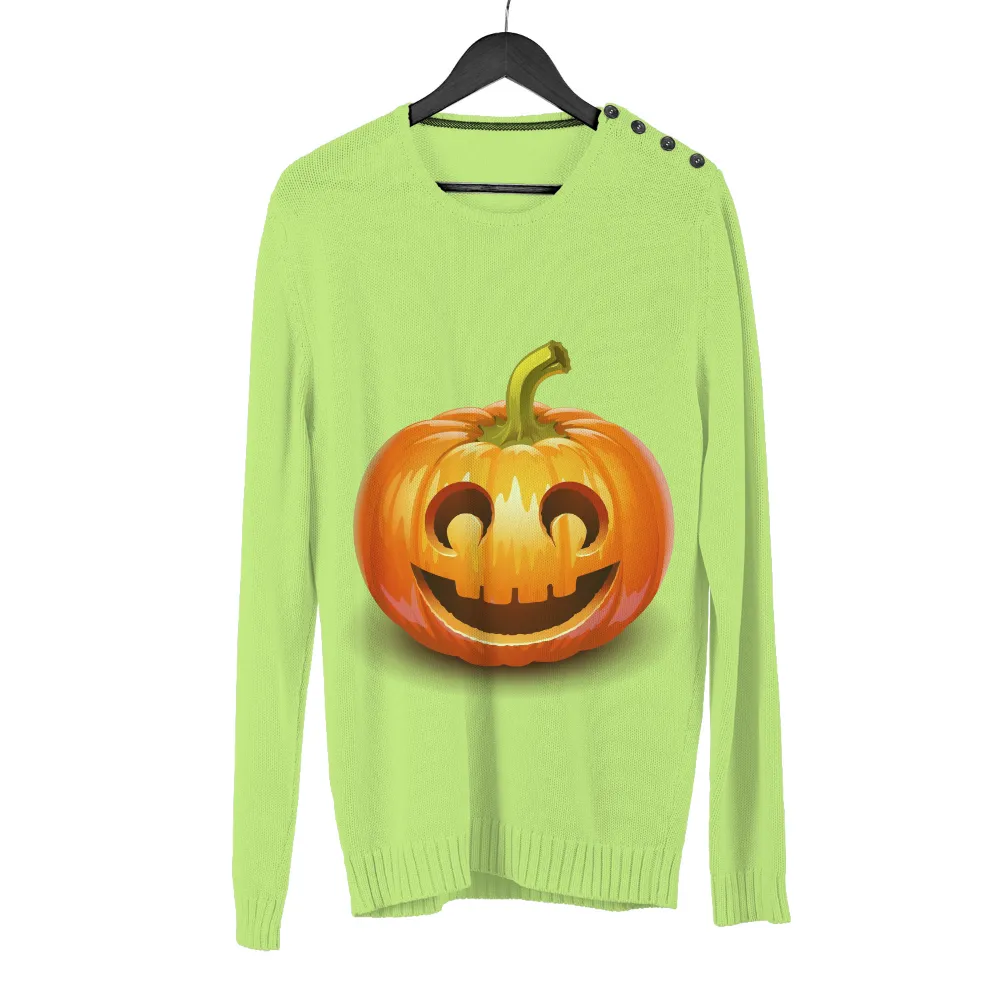 Custom T-Shirt Printing: Cheerful Halloween Pumpkin Design|women target halloween shirts