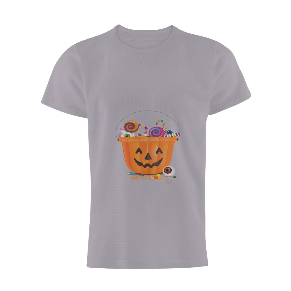 Trick-or-Treat TShirt Printing: Halloween Pumpkin Bucket of Candy|halloween 2022 shirt