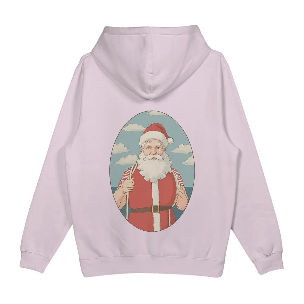 T-Shirts Custom: Modern Santa's Festive Adventure|2022 family christmas shirts