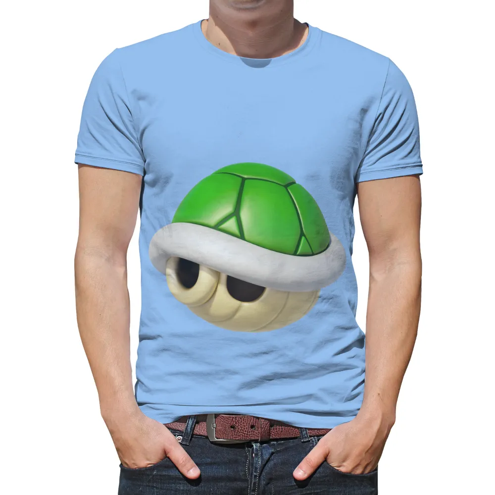 Graphic Tees: Iconic Green Shell from Mario Kart|la galaxy retro jersey 96