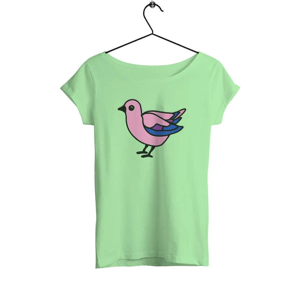 TShirt Printing: Spread Joy with Lila the Pink Bird|men larry bird jersey