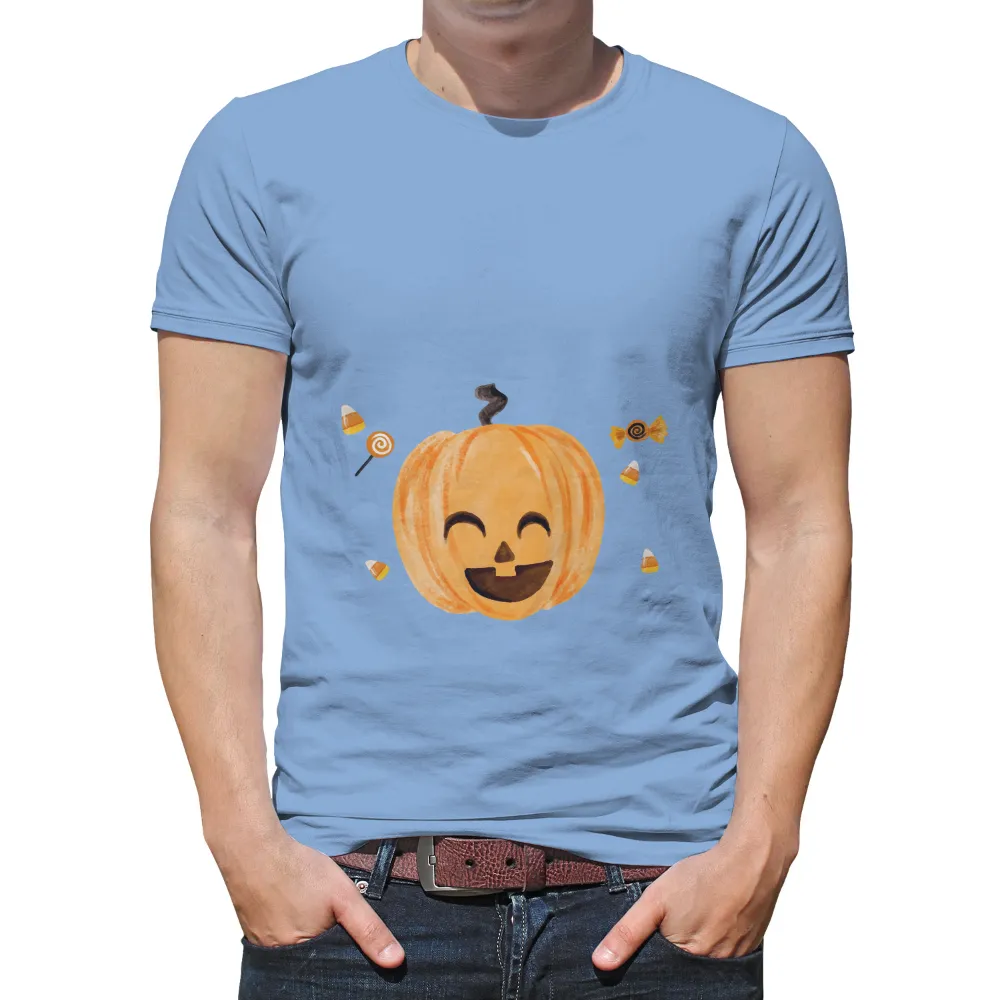 T-Shirts Custom: Halloween Pumpkin Joy - Festive & Fun|bleach halloween shirts dollar tree