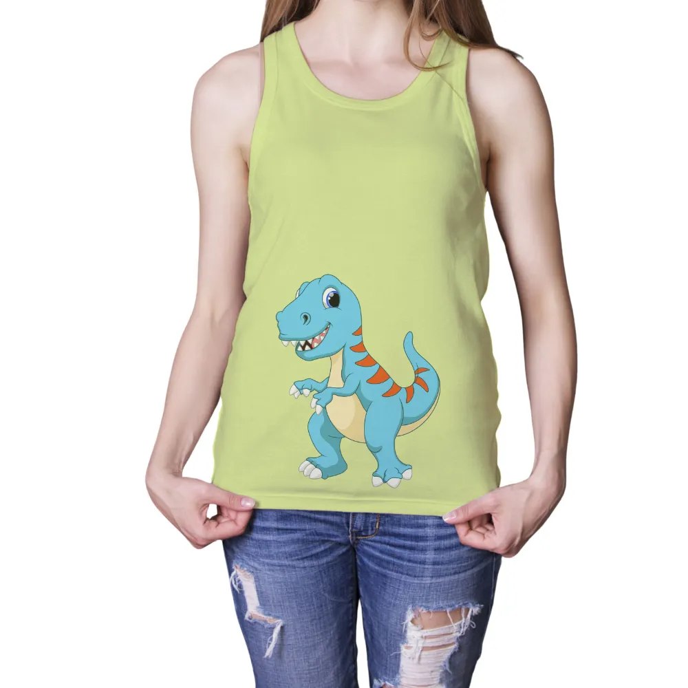 T-Shirts Design: Meet Rexy, the Friendly Dinosaur|cute easter tops