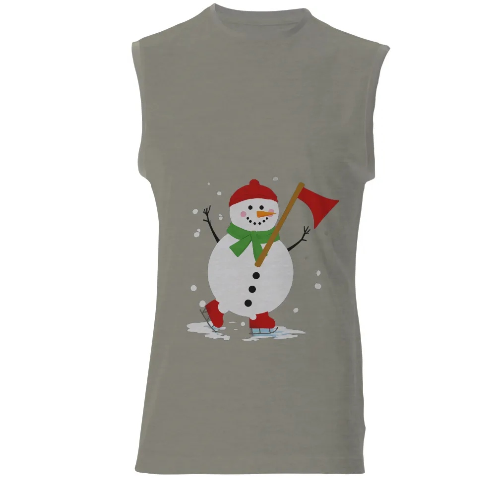 TShirt Design: Frosty's Winter Festival - Snowman Joy|t shirt pattern for ganpati festival