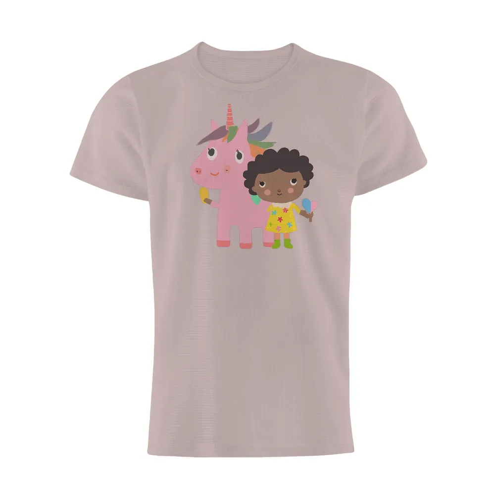 Customized Tee Shirts: Whimsical Unicorn Friendship|rainbow t shirt tesco