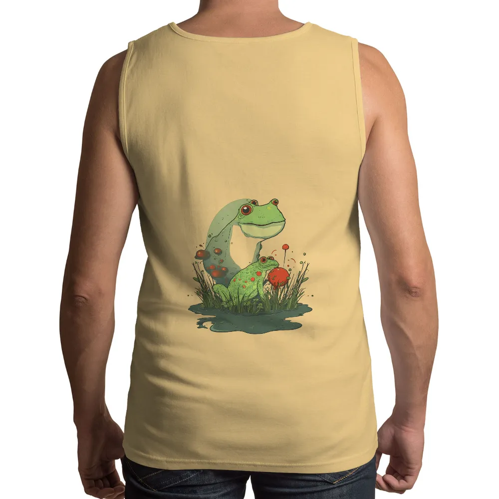 Custom T-Shirt Printing: Enchanted Frogs in a Magical Swamp|final fantasy t shirts official