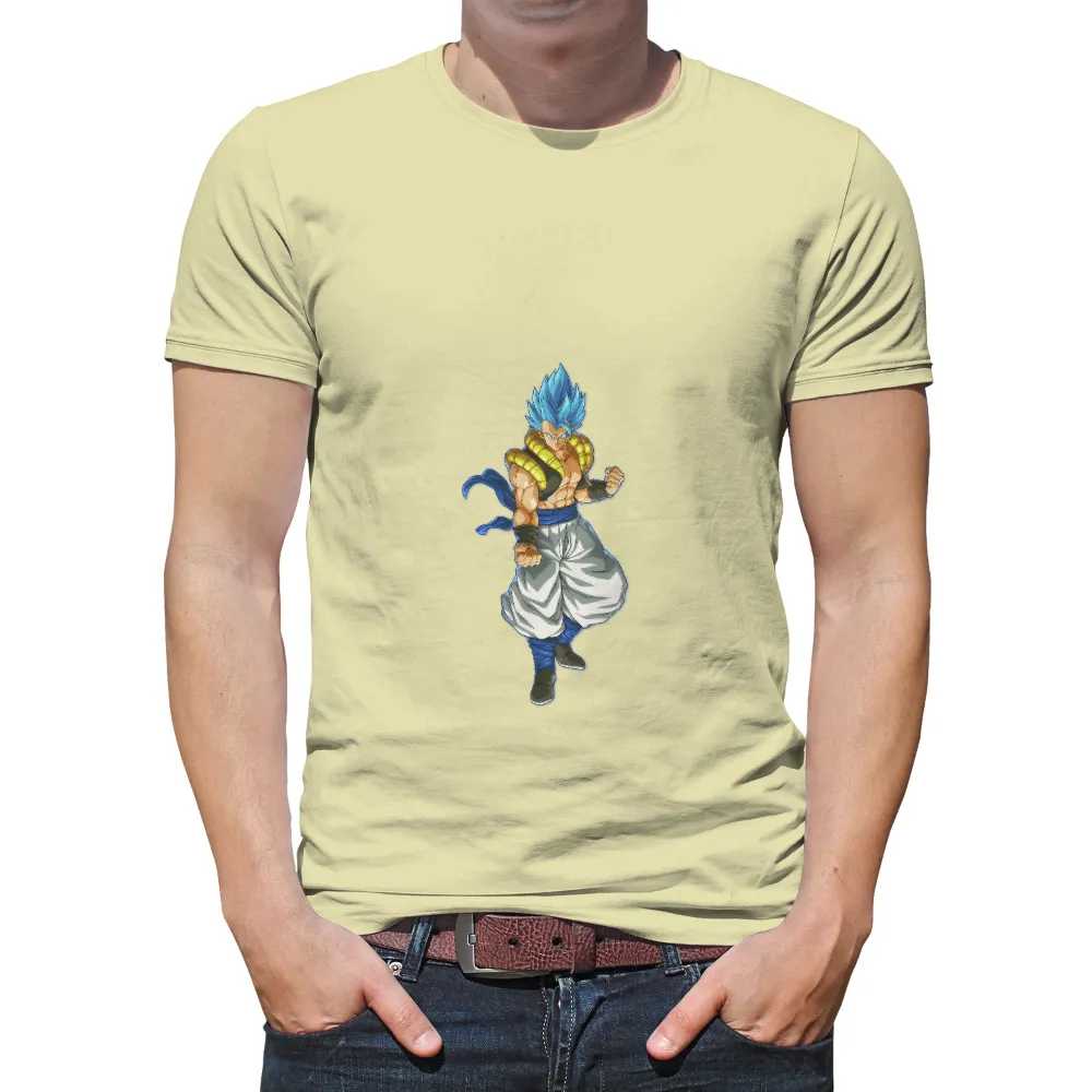 Gogeta Super Saiyan Blue T-Shirts Pattern: Power and Determination|mom to the 4th power shirt