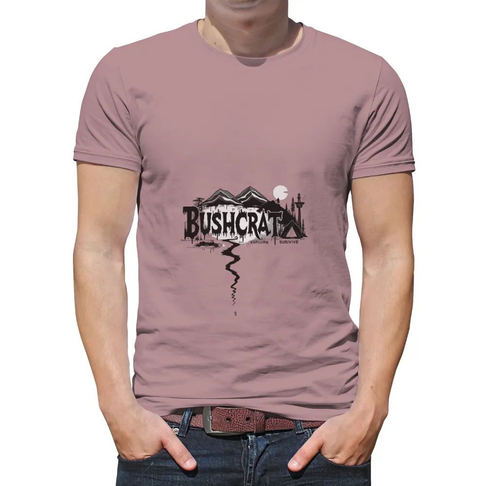 Bushcraft TShirt Design: Explore and Survive in the Wilderness|adventure time dancing with monsters shirt