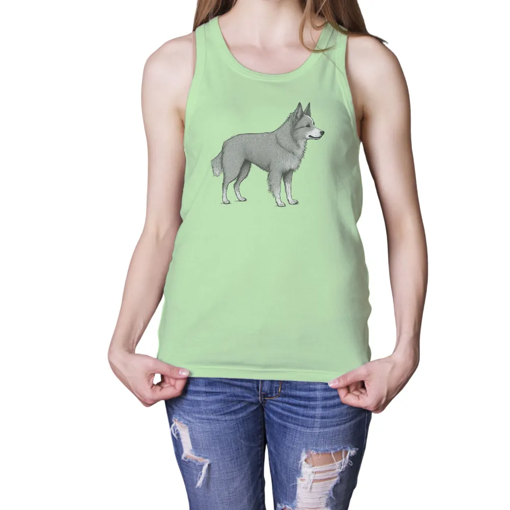 Shirts Graphic Tees: Luna - The Guardian Dog|best lightweight sun protection clothing