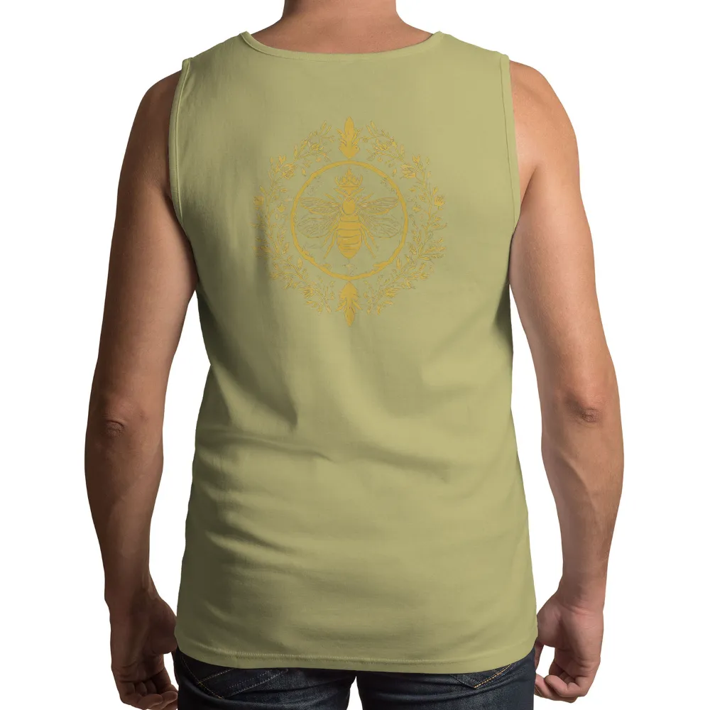 Shirts Graphic Tees: Queen Bee in the Sacred Grove|gold print tee animal crossing