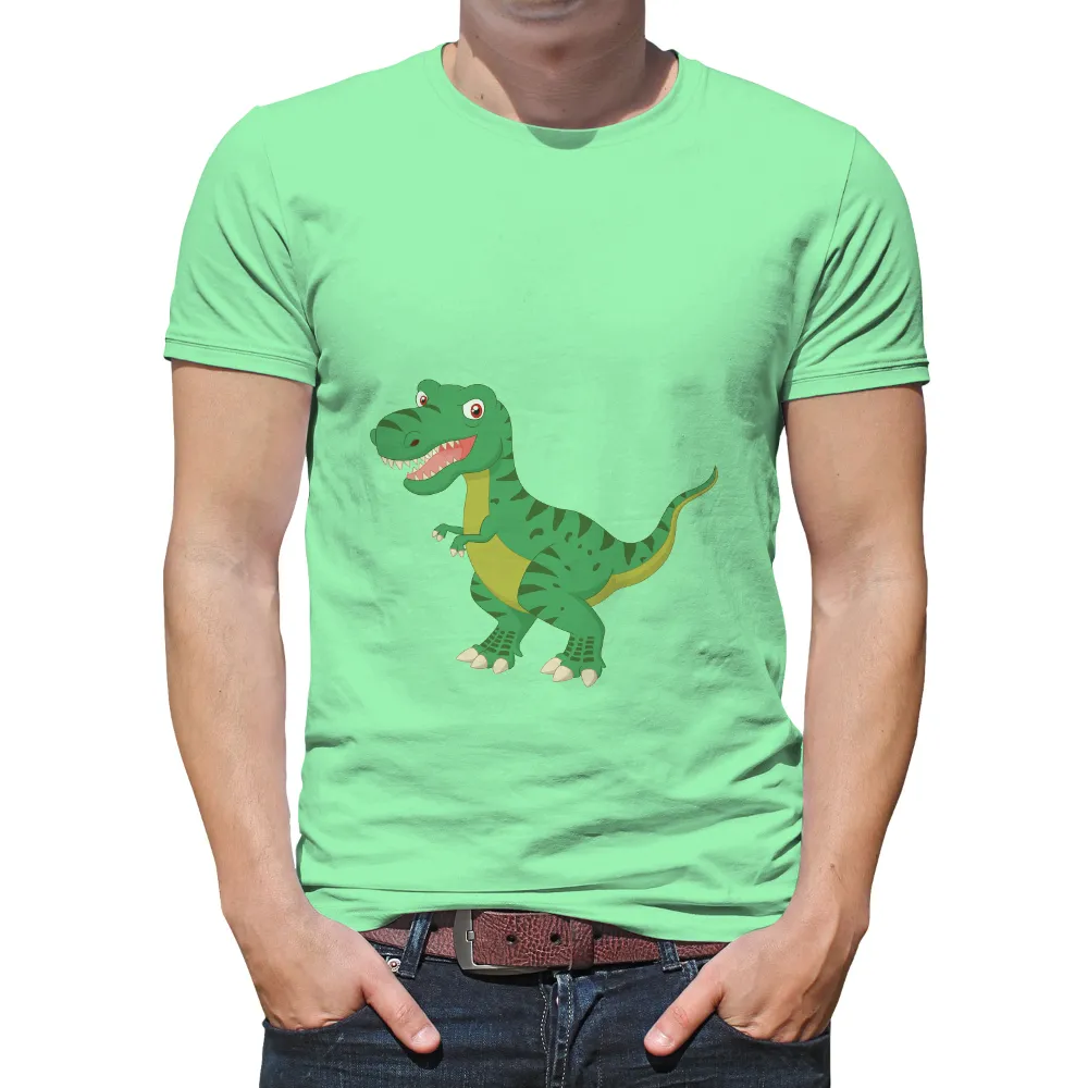 T-Shirt Printing: Rexy's Prehistoric Adventure|father's day dinosaur shirt