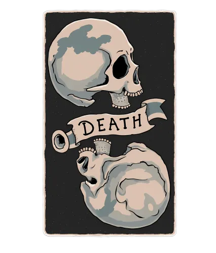 Tee Shirts Printed: Vintage Skulls - Embrace Life and Death