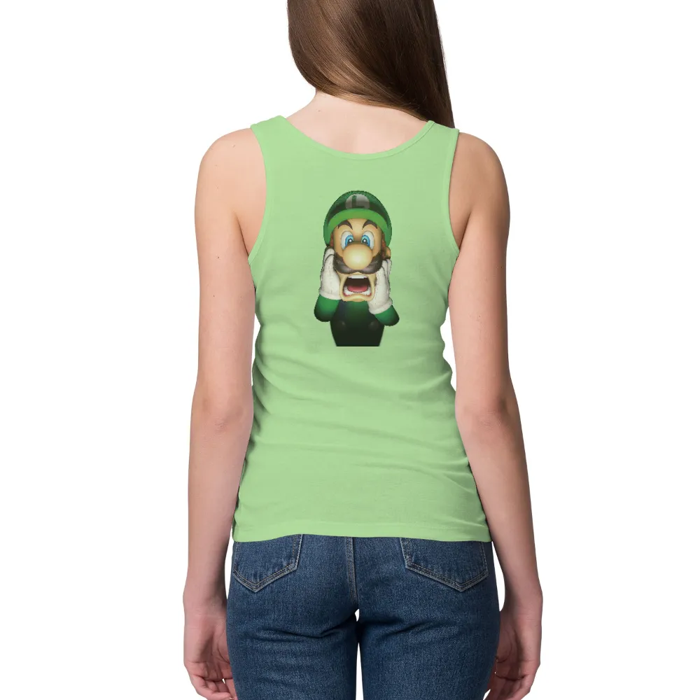 T-Shirts Design: Luigi's Shocking Adventure|fear of god essentials boxy graphic t shirt