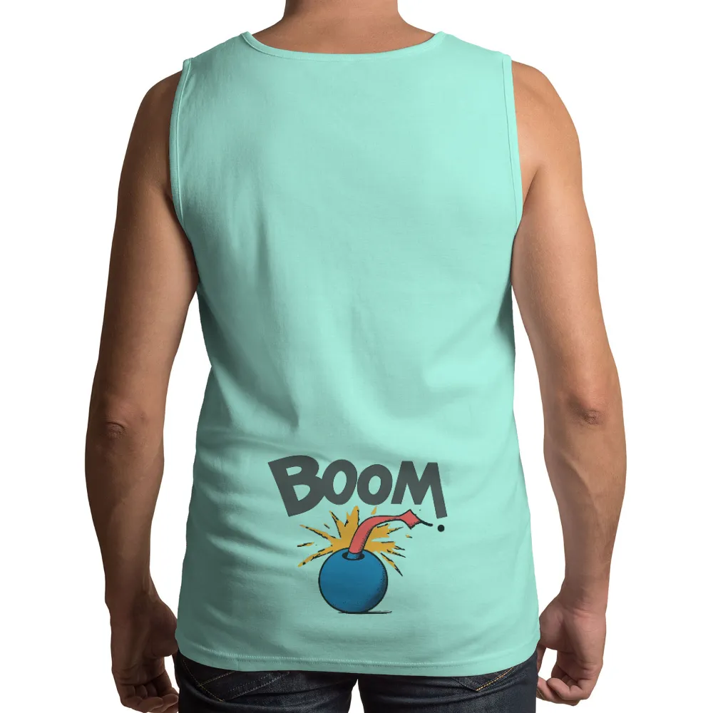 Custom Tee Shirts: BOOM! - Explosive Energy and Pop Culture|comic muscle shirts