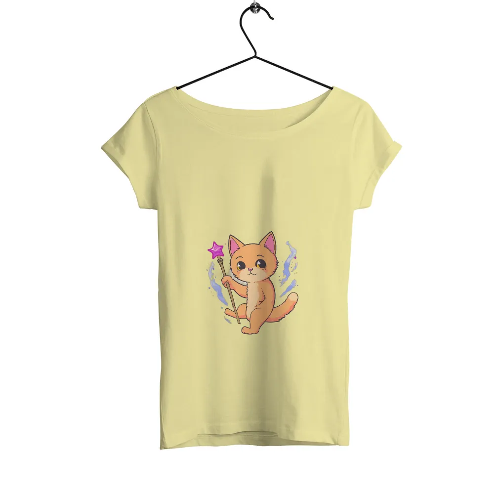 TShirt Design: Whiskers the Magical Cat with Wand|costa sun protection shirts