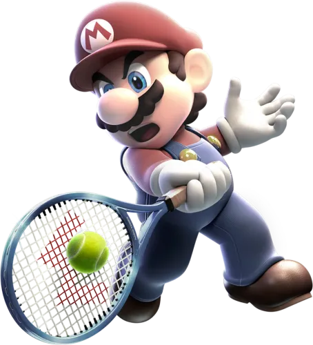 T-Shirts Design: Mario Tennis Champion - Gaming & Sports Fusion