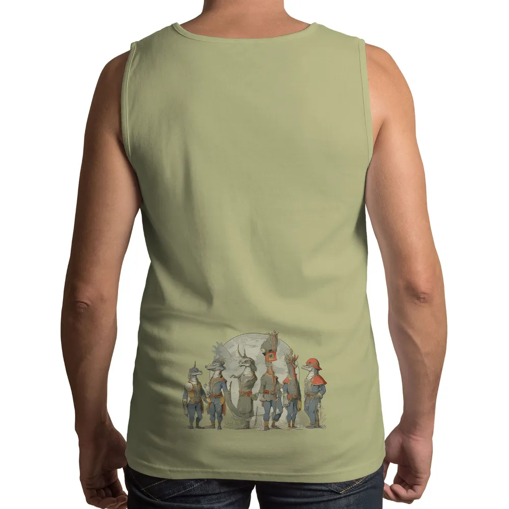 T-Shirts Custom: Anthropomorphic Reptiles United Under Moonlight|adventure time star wars shirt