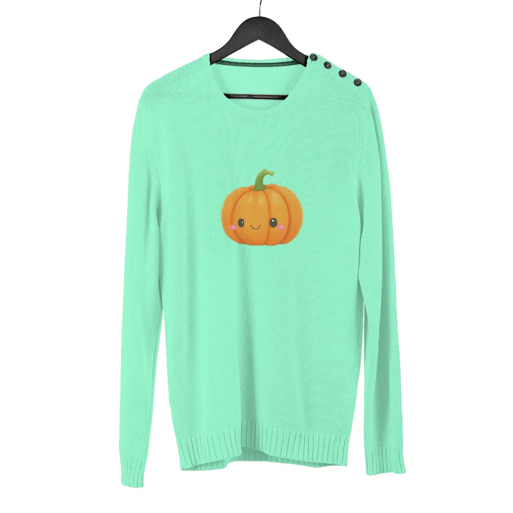 Customized Tee Shirts: Cheerful Autumn Pumpkin|halloween t shirts for pregnant moms