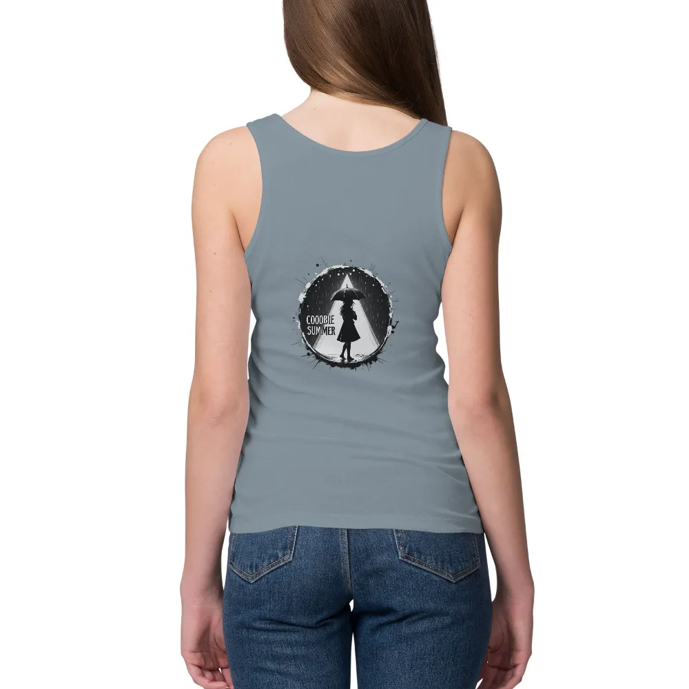 Custom Tee Shirts: COOOBIE SUMMER - Rainy Days Silhouette|summer outing tshirt