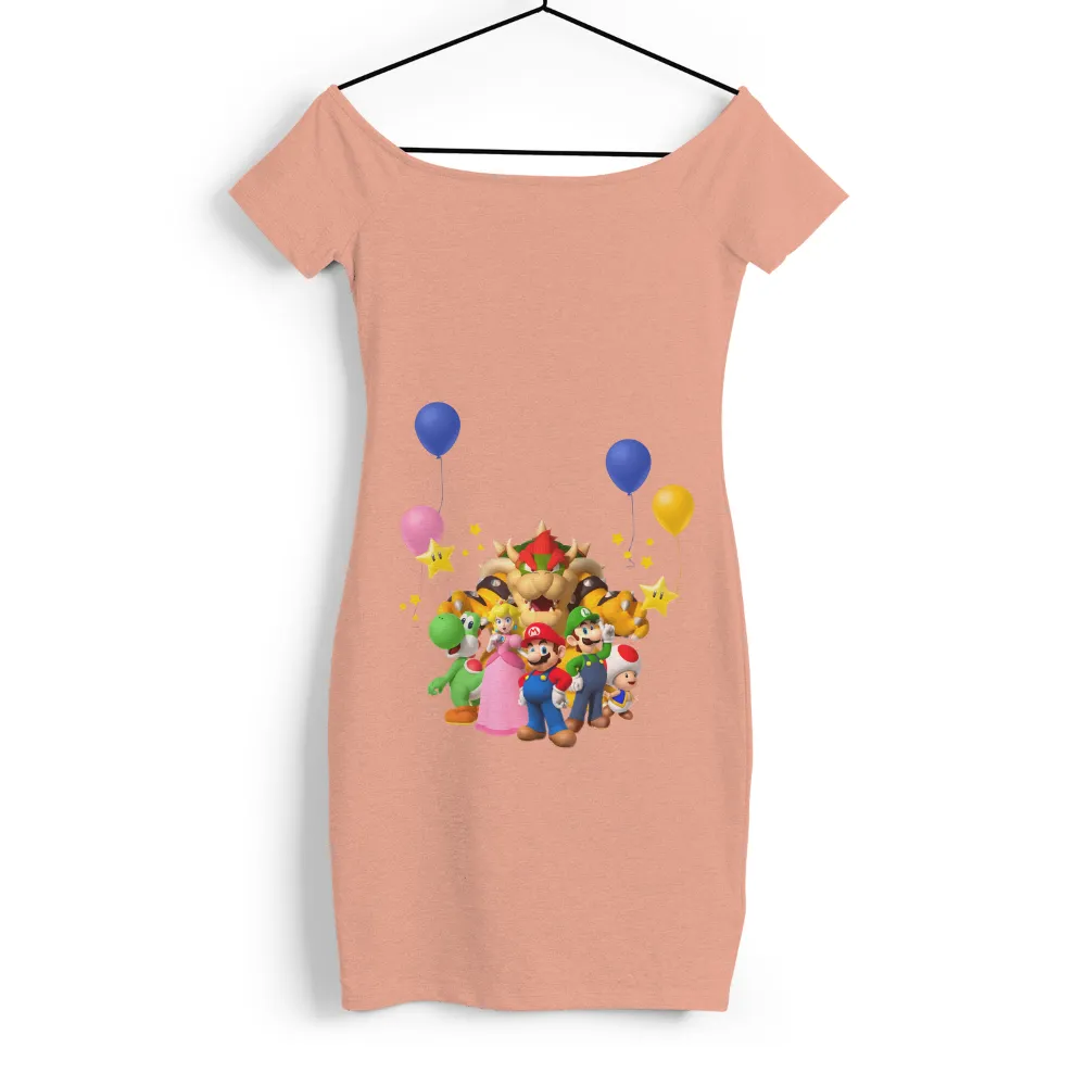 Custom Tee Shirts: Celebrate Adventure with Mario and Friends|you only got video game t shirt