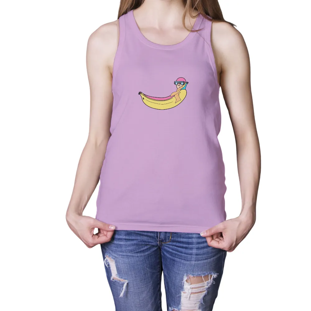 TShirt Printing: Retro-Futuristic Banana Character - Pop Culture Humor|grunt style april 2022 shirt