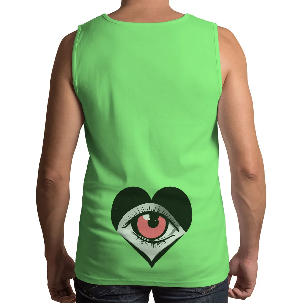 T-Shirt Printing: Pink Eye Heart - Love and Compassion|peace love and beer t shirt