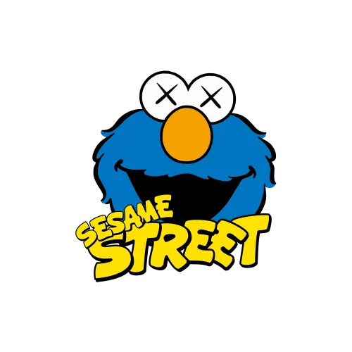 T-Shirts Custom: Quirky Sesame Street Cookie Monster Design