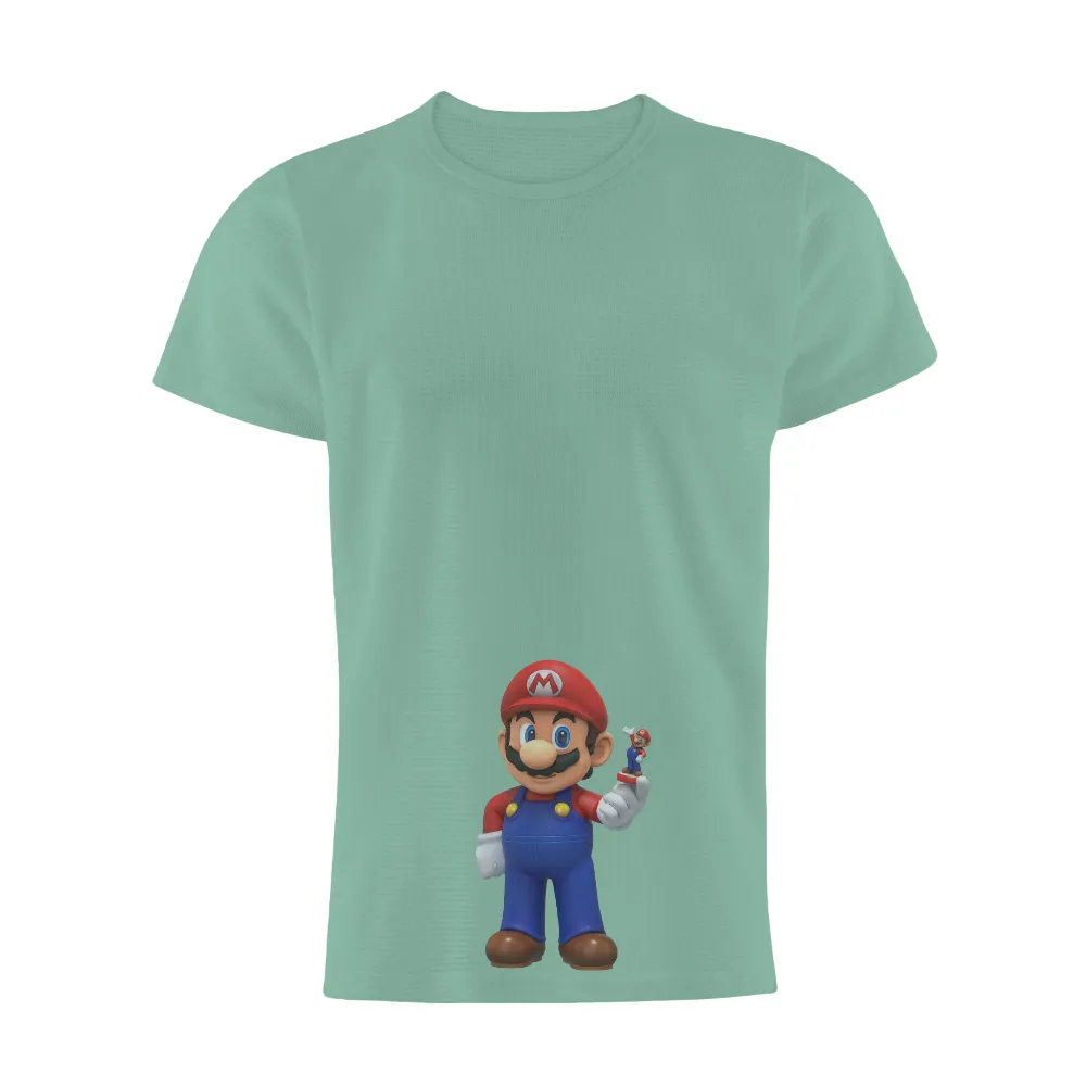 Customized Tee Shirts: Adventure with Mario|pink super mario kart shirt