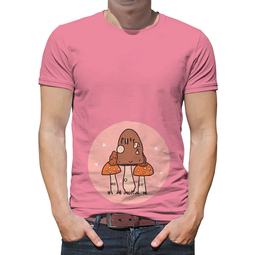 TShirt Design: Whimsical Mushrooms in a Secret Garden|simple 4th of july shirts