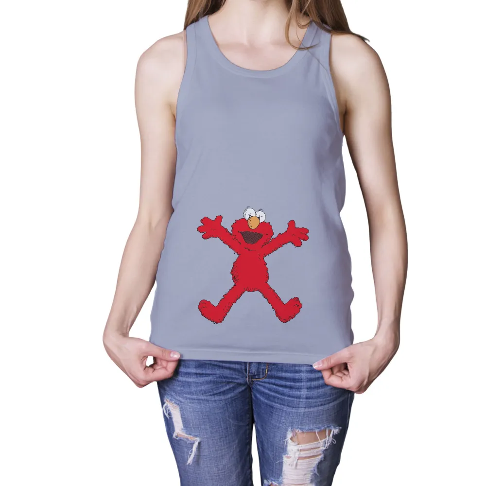 Graphic Tees: Embrace Joy with Elmo - Positivity and Inclusivity|detroit red wings reddit