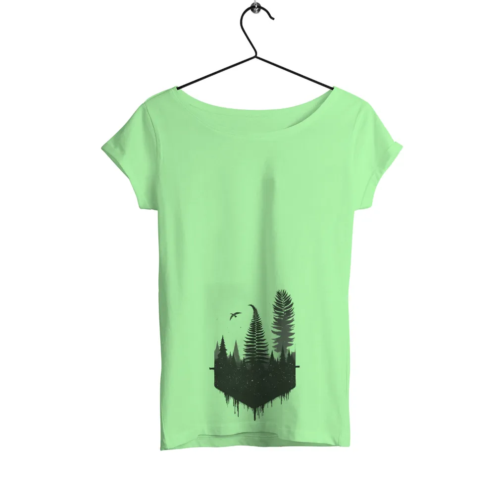 Shirts Graphic Tees: Enchanted Forest Night Scene|nhl opening night