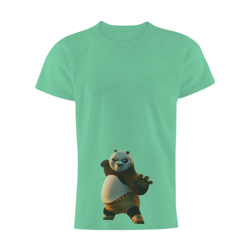 Kung Fu Panda TShirt Printing: Iconic Martial Arts Hero|traditional mardi gras shirt