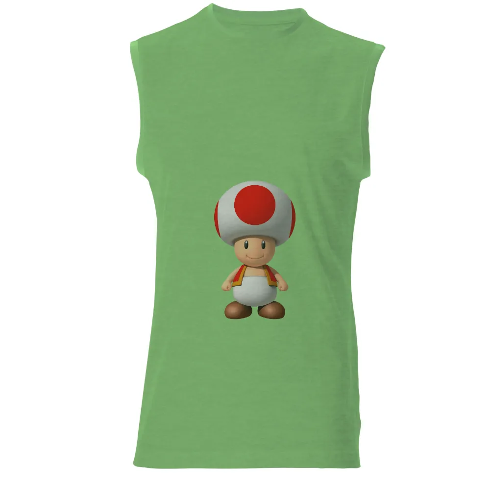 Custom T-Shirt Printing: Toad - The Brave Mushroom from Gaming World|gamer girlfriend shirt