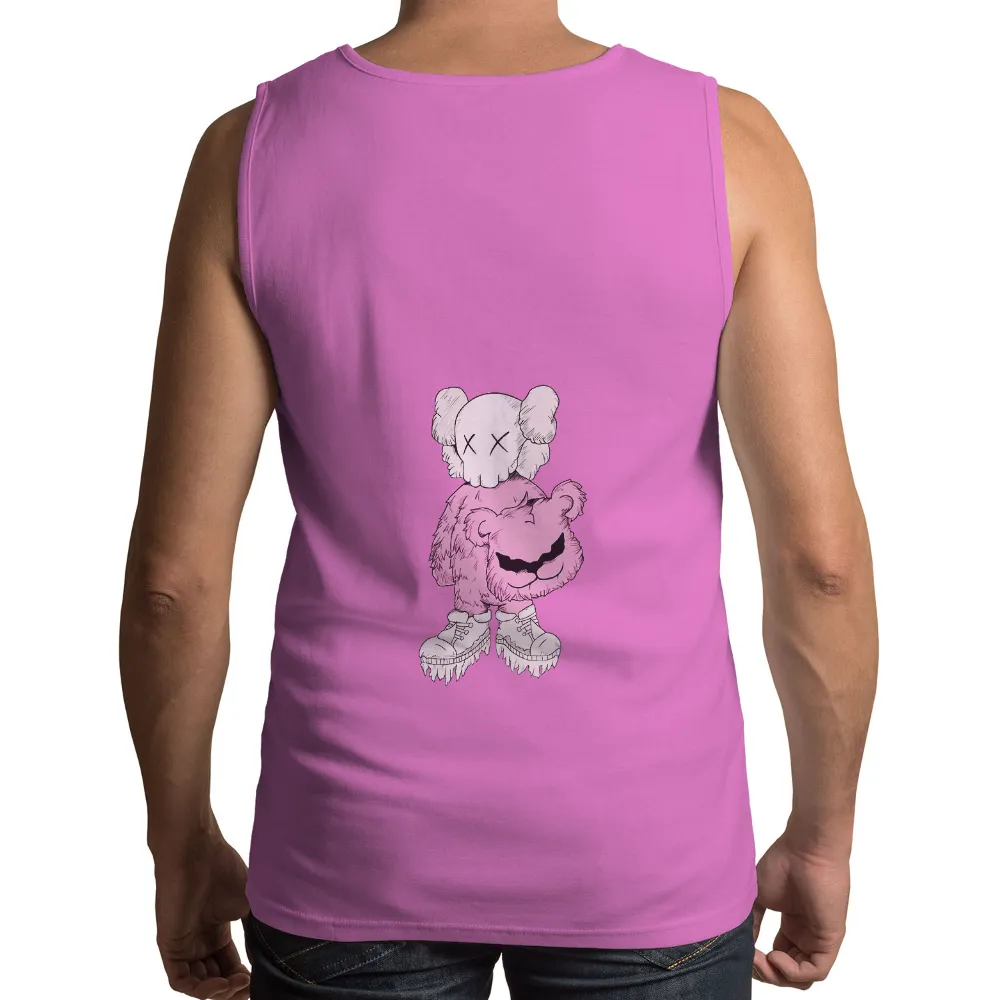 Custom Tee Shirts: Kaws - A Blend of Innocence and Complexity|hot pink merry shirt