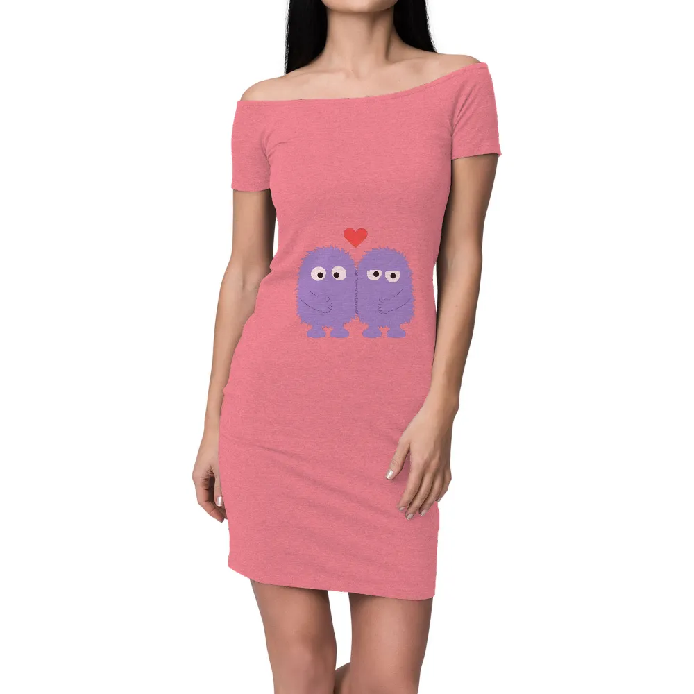 Graphic Tees: Friendship and Love with Quirky Monsters| quirky design