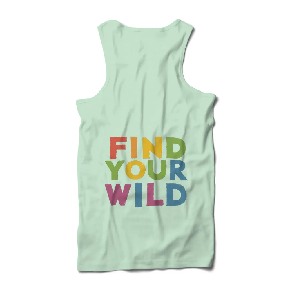 Custom T-Shirt Printing: Find Your Wild - Adventure, Inspiration & Exploration|Vibrant t-shirt design