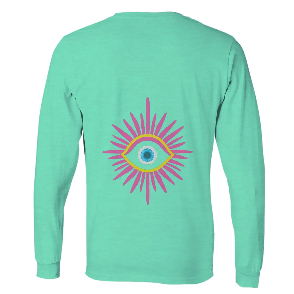 Customized All-Seeing Eye Vintage Cyberpunk Apparel - Unique and Modern Design|derek jeter t shirt vintage