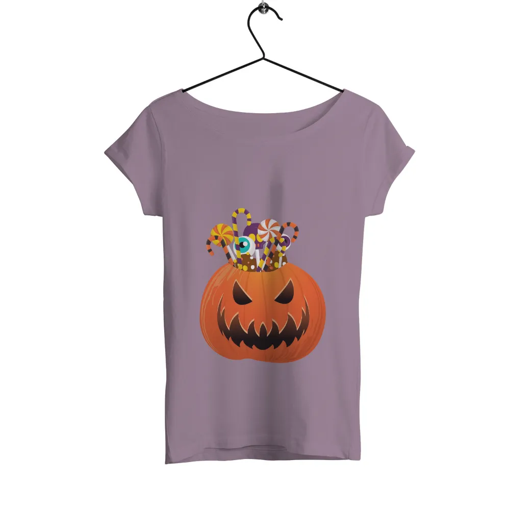 Tee Shirt Printing: Halloween Pumpkin with Candy Treasures|hot topic halloween horror nights shirt