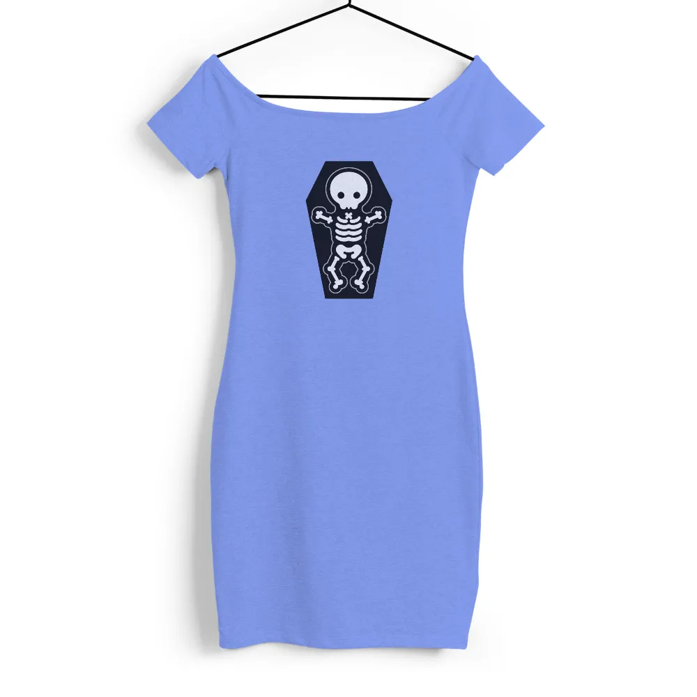 T-Shirts Pattern: Embracing the Unknown - Skeleton on Coffin|t shirt skeleton roblox