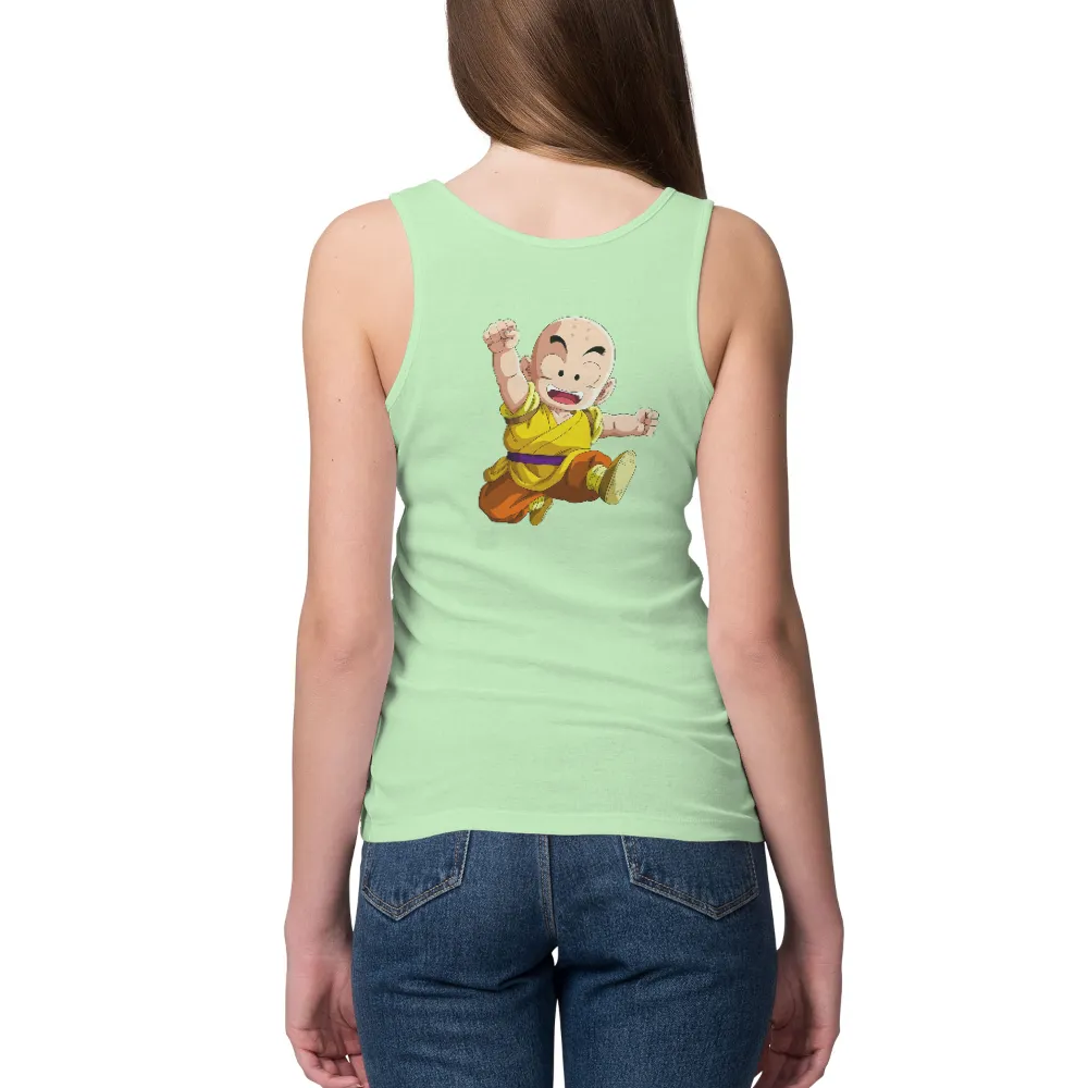 Tee Shirt Printing: Krillin - The Spirit of Courage and Friendship|dragon ball super sweatpants