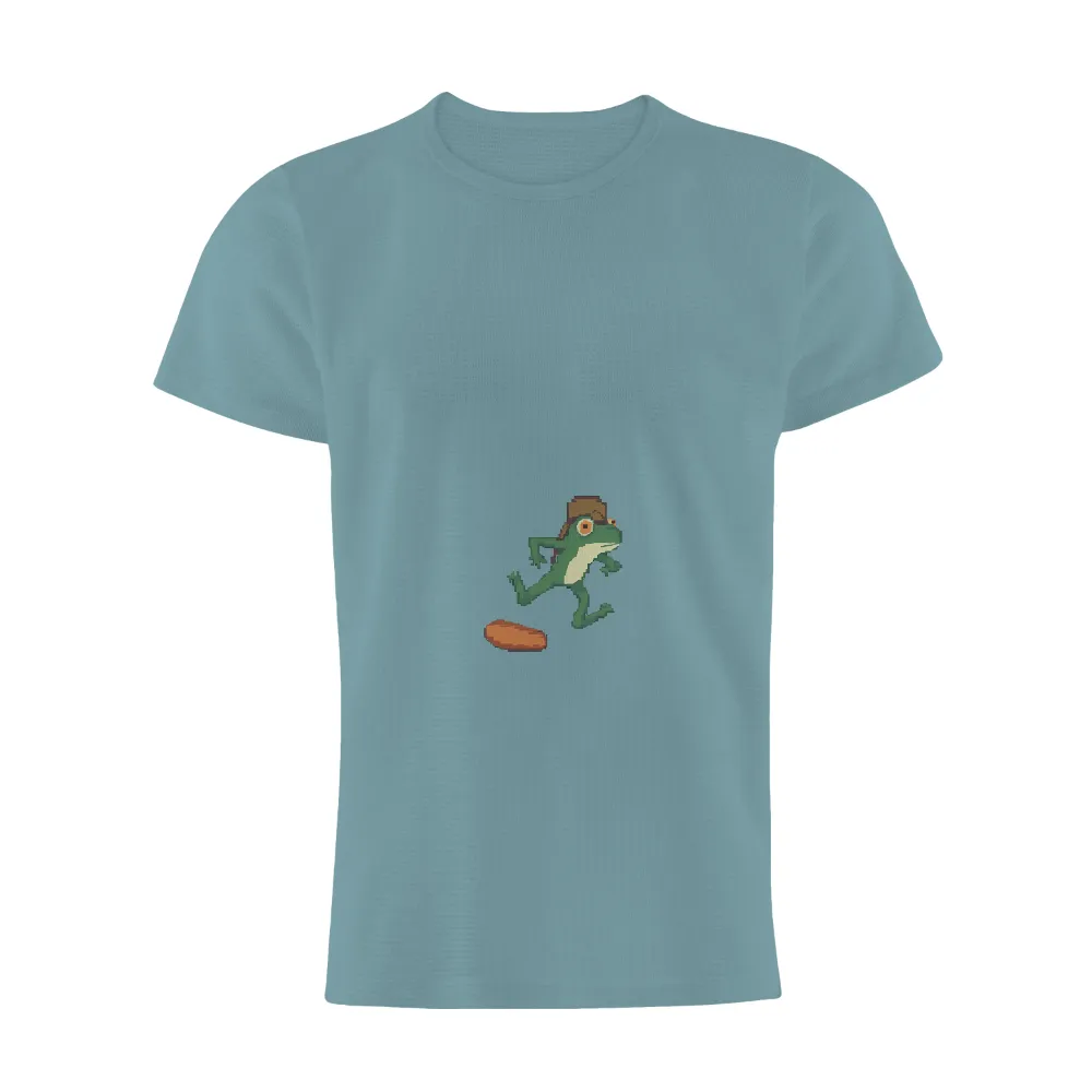 Frog Adventure T-Shirt Printing: Whimsical and Playful Design|cute frog t shirt roblox