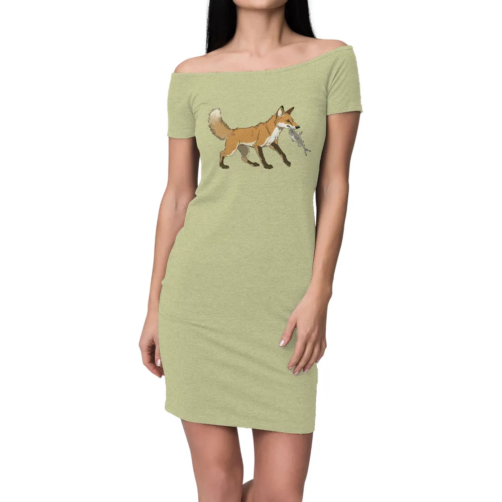 T-Shirts Custom: Finn the Fox - Clever Survival Design|wildlife t shirt online