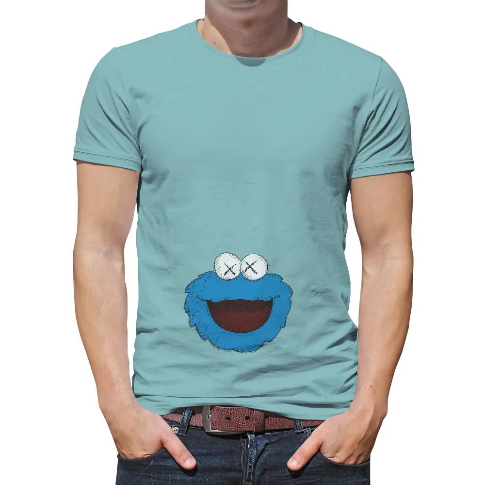 Tee Shirt Printing: Spread Joy with the Cookie Monster Design|cyanide and happiness shirt