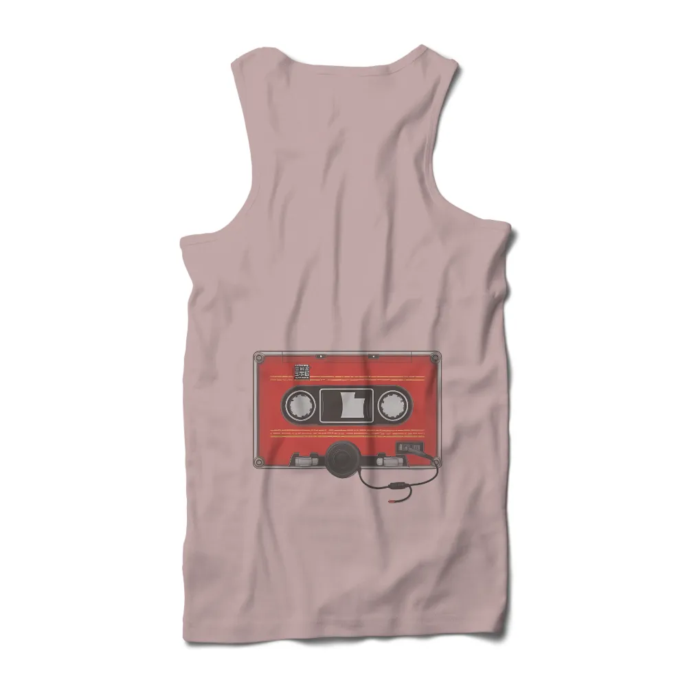 Custom Tee Shirts: Nostalgic Cassette Tape Design|90s soda cup shirt