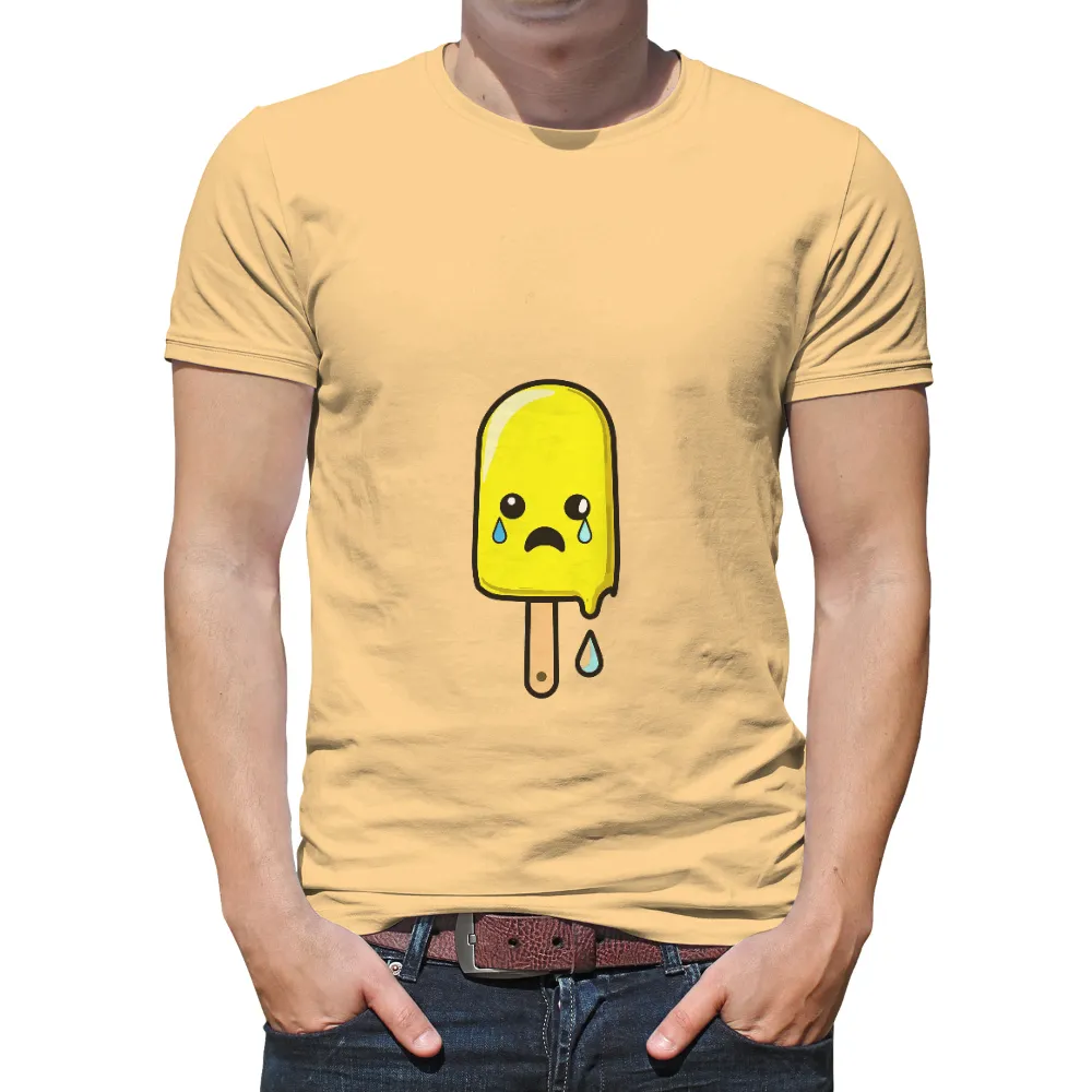 T-Shirts Design: Melting Popsicle - Summer's Bittersweet Emotions|cute clothes for roblox